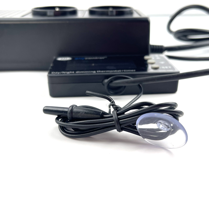 Dienos / nakties LCD skaitmeninis roplių termostatas su laikmačio reguliatoriumi, gyvūnų varliagyvių temperatūros valdikliu terariumui