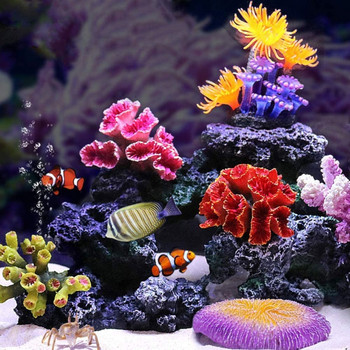 Fish Tank Coral Reef Σετ Ενυδρείο Διακόσμηση Βουνού για Περιβάλλοντα Ενυδρείου Διακοσμητικά Αξεσουάρ Coral Mountain