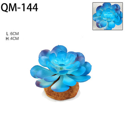 Rāpuļu mākslīgie augi Bruņurupuču tvertnes dekorēšana Abinieku dzīvotņu slēptuve Terārija rotājumi Tuksneša zemes augu ainavu veidošana