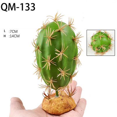 Rāpuļu mākslīgie augi Bruņurupuču tvertnes dekorēšana Abinieku dzīvotņu slēptuve Terārija rotājumi Tuksneša zemes augu ainavu veidošana