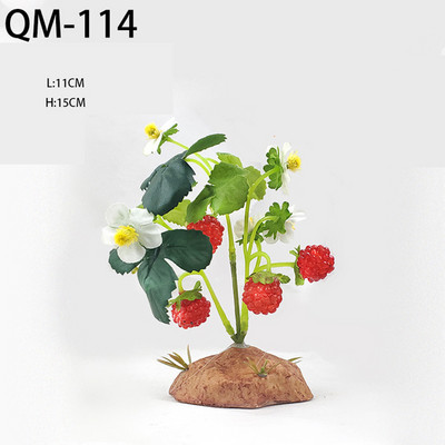 Rāpuļu mākslīgie augi Bruņurupuču tvertnes dekorēšana Abinieku dzīvotņu slēptuve Terārija rotājumi Tuksneša zemes augu ainavu veidošana