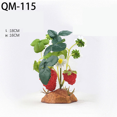 Rāpuļu mākslīgie augi Bruņurupuču tvertnes dekorēšana Abinieku dzīvotņu slēptuve Terārija rotājumi Tuksneša zemes augu ainavu veidošana