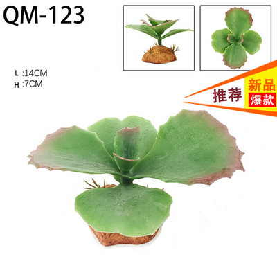 Rāpuļu mākslīgie augi Bruņurupuču tvertnes dekorēšana Abinieku dzīvotņu slēptuve Terārija rotājumi Tuksneša zemes augu ainavu veidošana