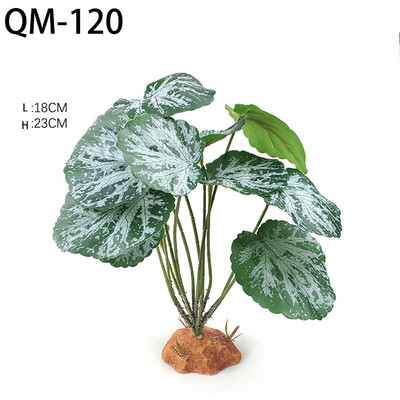 Rāpuļu mākslīgie augi Bruņurupuču tvertnes dekorēšana Abinieku dzīvotņu slēptuve Terārija rotājumi Tuksneša zemes augu ainavu veidošana