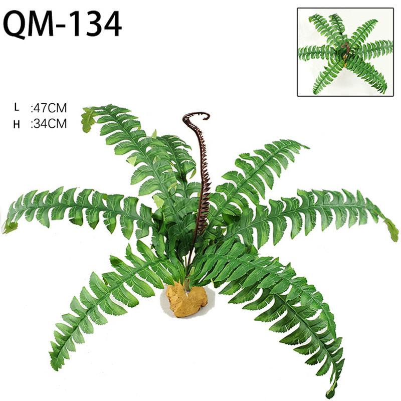 Rāpuļu mākslīgie augi Bruņurupuču tvertnes dekorēšana Abinieku dzīvotņu slēptuve Terārija rotājumi Tuksneša zemes augu ainavu veidošana