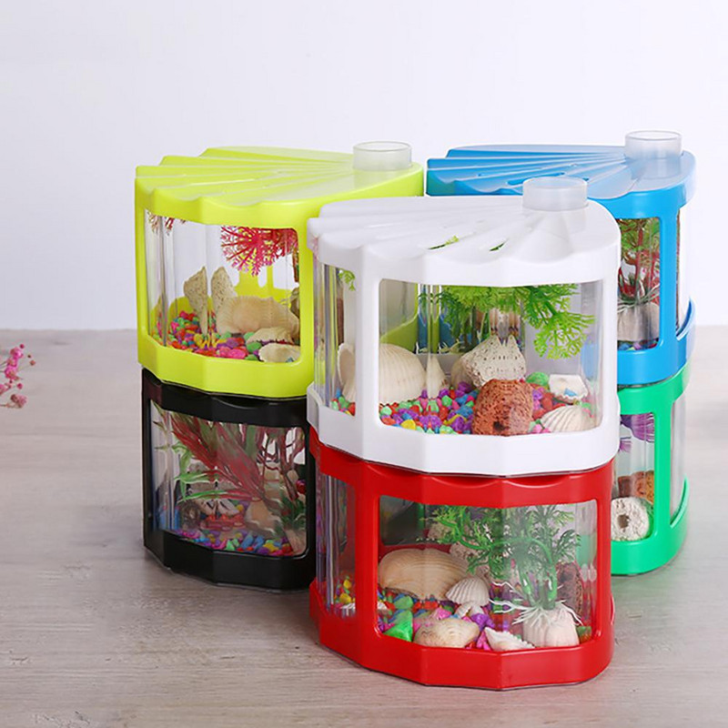 Μίνι διάφανο κουτί εντόμων με καπάκι Δεξαμενή χελώνας Κατάλληλα αξεσουάρ για κατοικίδια για διακόσμηση γραφείου τραπεζιού σαλονιού γραφείου