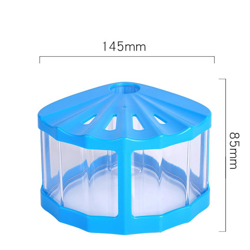 Μίνι διάφανο κουτί εντόμων με καπάκι Δεξαμενή χελώνας Κατάλληλα αξεσουάρ για κατοικίδια για διακόσμηση γραφείου τραπεζιού σαλονιού γραφείου