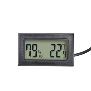 1 τμχ Ψηφιακό ψηφιακό θερμόμετρο LCD, υγρόμετρο θερμοστάτη εσωτερικού χώρου Βολικός αισθητήρας θερμοκρασίας Μετρητής υγρασίας