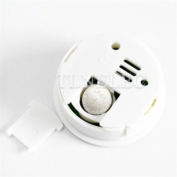 Apvalus įdėtas elektroninis skaitmeninis termometras ir higrometras roplių naminių gyvūnėlių akrilo dėžutės temperatūros ir drėgmės matuoklis