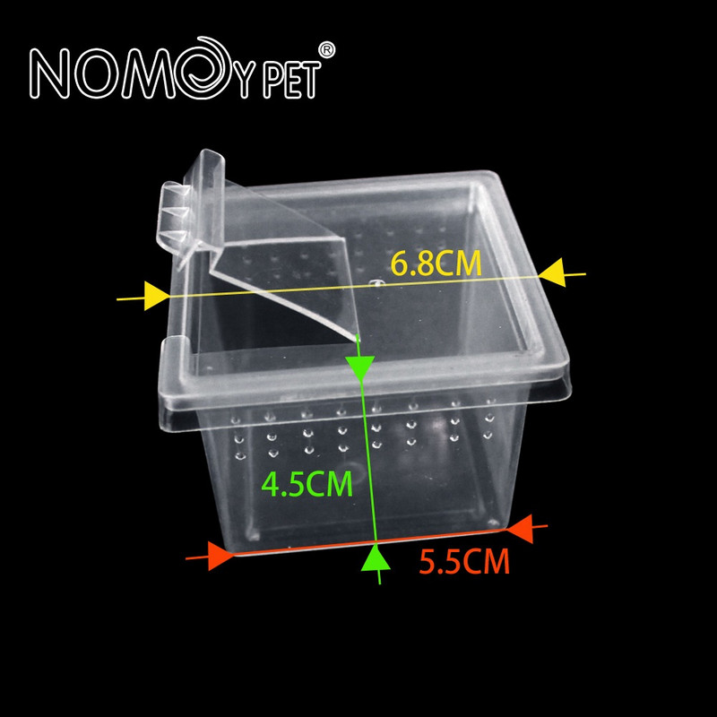 10 tk Väike plastikust roomajate söödakast terraariumi roomajate reisikast geko konna ämblikmao sisaliku terraariumi jaoks