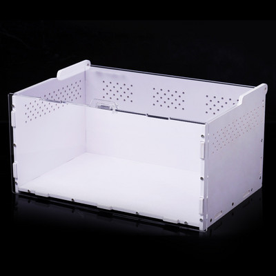 Akrüülist roomajate kasvatamise kasti lemmiklooma kasti kasvatamine, läbipaistev magnetiline ja ilus kast Mantis lemmikloomade ronimisterrariumi sisustus