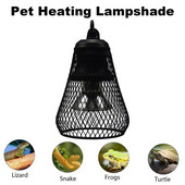 Reptile Heat Lamp Cap Heater Guard Lamp Shade with Dimmable Switch 360 Rotable Heat Lamp for Reptiles Fish Insect Amphibians