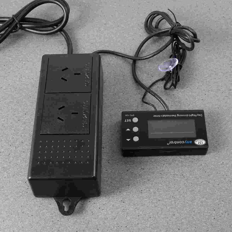 Termostat practic pentru acvariu, controler de temperatură pentru reptile, termostat pentru creșterea animalelor de companie cu priză