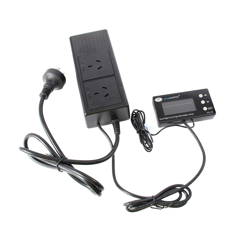 Termostat practic pentru acvariu, controler de temperatură pentru reptile, termostat pentru creșterea animalelor de companie cu priză