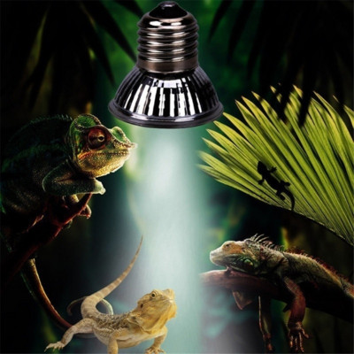 Pet Uva Uvb Reptilă Broască țestoasă Lampă de încălzire Lămpi de soare cu spectru complet Lămpi pentru animale de companie 25W/50W/75W