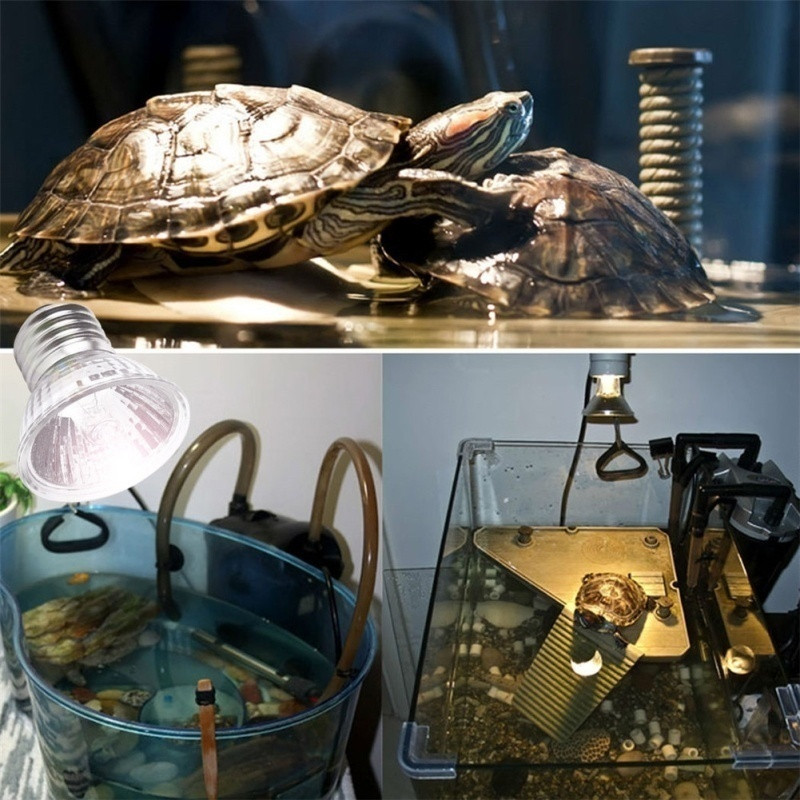 Naminių gyvūnėlių Uva Uvb Roplių vėžlių šildymo lempa Viso spektro saulės lempos Basking Pet 25W/50W/75W