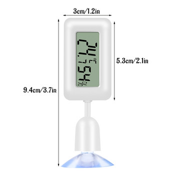 72XD Мини хигрометър Термометър Цифров LCD монитор Вътрешен външен измервател на влажност за терариум за оранжерийни влечуги ℉ / ℃