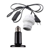 Roomajate soojuslamp keraamiline infrapuna-soojusemitter lamp 100 W soojuskiirgur Ei kahjusta valguse vaenlane Roomajad elupaigad kahepaiksed