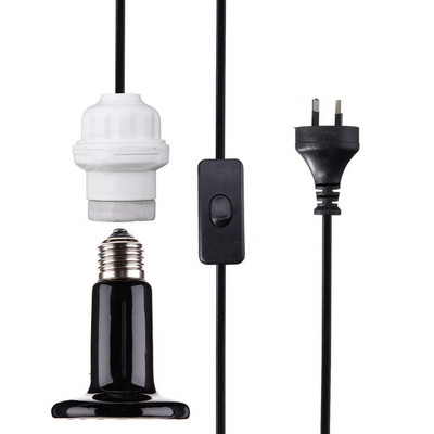 Roomajate soojuslamp keraamiline infrapuna-soojusemitter lamp 100 W soojuskiirgur Ei kahjusta valguse vaenlane Roomajad elupaigad kahepaiksed