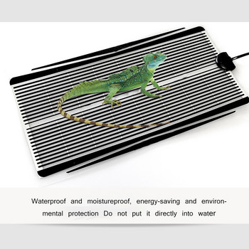 Reptiles Heat Mat 5W 15W 25W Pet Warm Heating Pads Ρυθμιζόμενος ελεγκτής θερμοκρασίας Mats Reptiles Tortoise Snake Lizard Crawler