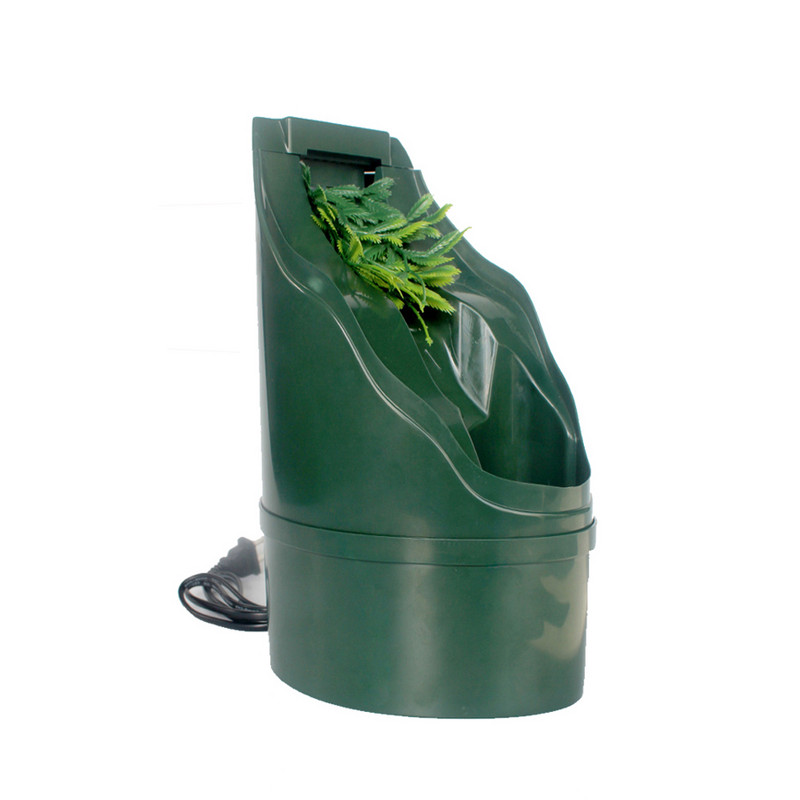 Reptile Water Drinking Fountain Automatic Feeding Drinker Filter Lizard Chameleon Snake Reptiles Amphibian Terrarium Accessories