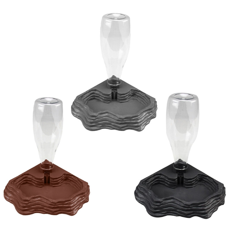 400ML Pet Reptiles Turtles Feeder Water Dispenser Ποτό Σιντριβάνι Dish Bowl Tortoise Lizard Basin Reptile Box Feeding