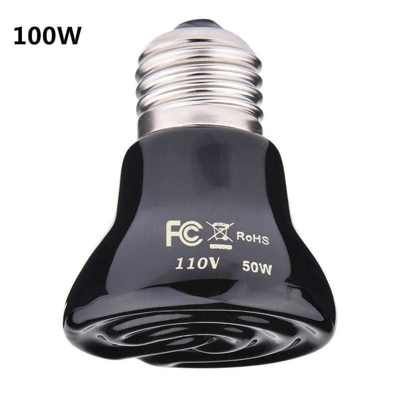 Ден Нощ Амфибии Амфибия Змия Лампа Топлинна лампа за влечуги Светлина 25W 50W 100W AC220240V Дропшиппинг Бързо нагряване