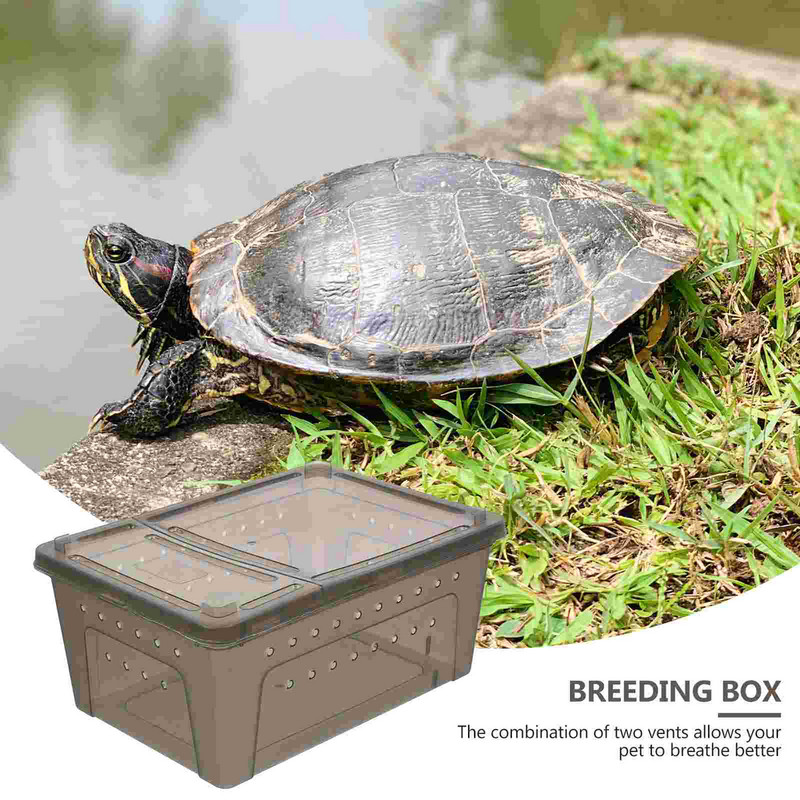 Box Reptile Breeding Terrarium Pet Cage Lizard Feeder Tank Feeding Turtle Animal Case Snakespider Container Houseacrylic Insect