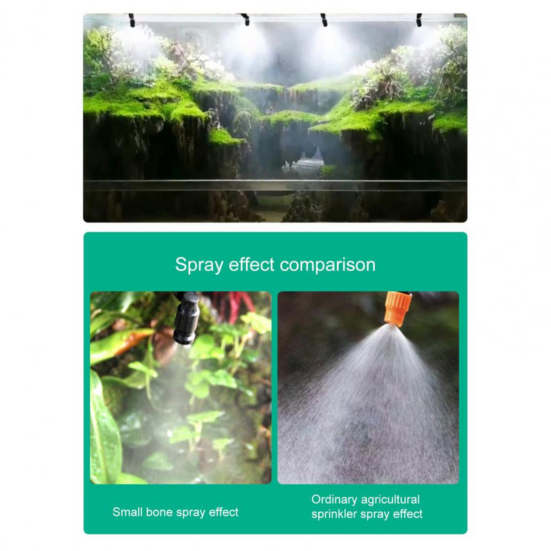 Λειτουργικός ψεκαστήρας ερπετών ευρείας περιοχής ψεκασμού PE Water Pipe Automatic Reptile Spray Automatic Reptile Spray 1 Set