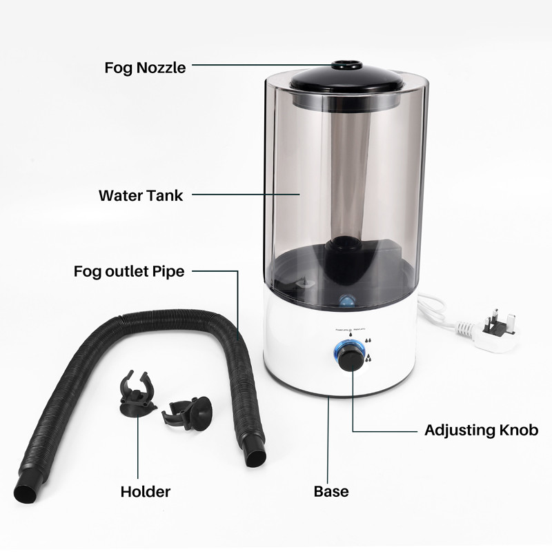 4L varliagyvių ir roplių rūko drėkintuvas su reguliuojama žarna terariumo roplių rūko drėkintuvo priedais