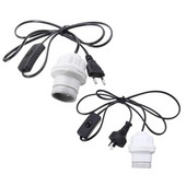 E27 Animal de companie care se târăște șopârlă broască țestoasă Suport lampă de încălzire și întrerupător pentru cablu de alimentare Purcei pui pui încălzire priză spirală pentru lumină