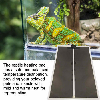 1 τμχ Ερπετοειδές Θέρμανση | Θέρμανση δεξαμενής ερπετών | Αδιάβροχο θερμαντικό χαλάκι κατοικίδιων για σαύρα χελωνών φιδιών χελώνας