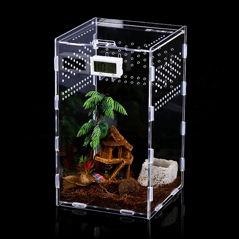 Roomajate kastid Clearpet Kasvatajakastid Konteinerid Kasvatajad Sisalike elupaikade inkubaatorid Läbipaistvad ämblikuhoidikud