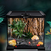 Mini cutie de reproducere din sticlă pentru reptile, cutie transparentă pentru reproducere pentru amfibieni, mini cușcă atractivă pentru incintă pentru reptile