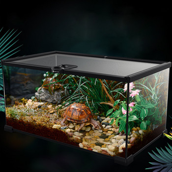 Mini Reptile Glass Breeding Box, Clear Full View Amphibian Breeding Box Ελκυστικό μίνι κλουβί για ερπετά