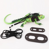 Driežo krūtinės nugaros traukimo lynas Laipiojimas augintiniu išvedamas traukimo diržas Mažas augintinis jūrų kiaulytės reikmenys vaikščioti driežo traukimo virve