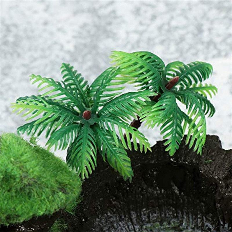 Ρητίνη ερπετό τροφίμων μπολ πιάτων με νερό Τεχνητό στολίδι κορμού δέντρου Ενυδρείο Διακόσμηση δεξαμενής ψαριών για γενειοφόρος Dragon Lizard Gecko