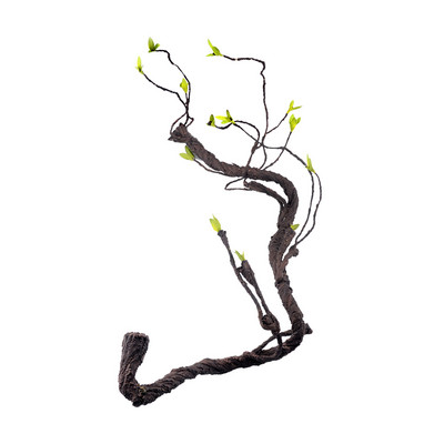 Viță-de-vie cățărătoare pentru reptile cu frunze Decorat cu plante terariu cu ventuze