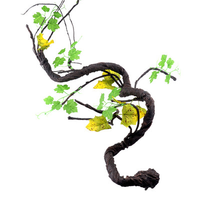 Viță-de-vie cățărătoare pentru reptile cu frunze Decorat cu plante terariu cu ventuze