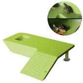 Νέα χελώνα βάτραχος πλωτό νησί Turtle Water Land Inlined Box Platform Climbing Platform Aquatic Pet Reptile Habitat Aquarium