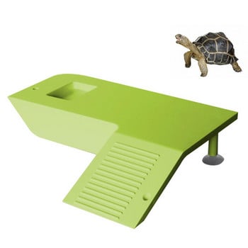 Νέα χελώνα βάτραχος πλωτό νησί Turtle Water Land Inlined Box Platform Climbing Platform Aquatic Pet Reptile Habitat Aquarium