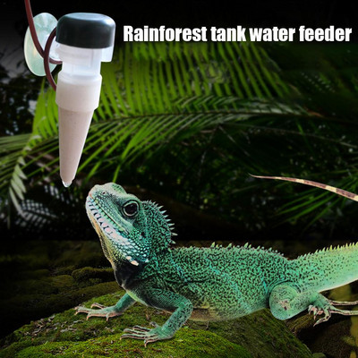 Chameleon Water Drinker Rainforest Cylinder Reptile Humidifier Flower Automatic Watering Sprinkler Dropshipping
