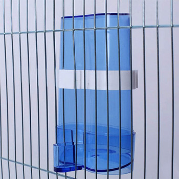 Дозатор за вода за папагал Автоматична напитка за вода Без разливане Прозрачен контейнер Cockatiel Автоматични консумативи за хранене за клетка