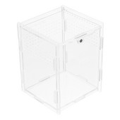 Reptile Box Container Feeding Breeding Transparent Mini Tank Hatching Casesnake Turtle Cagecarrier Bottle Spider Pet Climbing