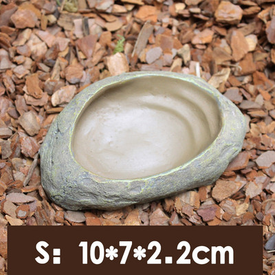 Τροφοδότης ερπυστριοφόρος κατοικίδιο ζώο Μπολ Λεκάνη Ρητίνη Μη τοξική τροφή Γλαστράκι με νερό Ερπετό Χελώνα Χελώνα Σκορπιός Σαύρα Καβούρια Κατοικίδια Προμήθειες