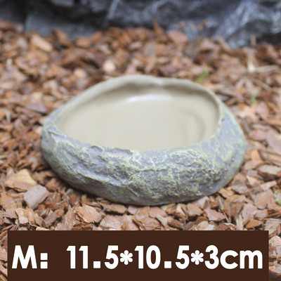 Τροφοδότης ερπυστριοφόρος κατοικίδιο ζώο Μπολ Λεκάνη Ρητίνη Μη τοξική τροφή Γλαστράκι με νερό Ερπετό Χελώνα Χελώνα Σκορπιός Σαύρα Καβούρια Κατοικίδια Προμήθειες