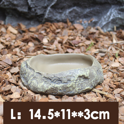 Τροφοδότης ερπυστριοφόρος κατοικίδιο ζώο Μπολ Λεκάνη Ρητίνη Μη τοξική τροφή Γλαστράκι με νερό Ερπετό Χελώνα Χελώνα Σκορπιός Σαύρα Καβούρια Κατοικίδια Προμήθειες