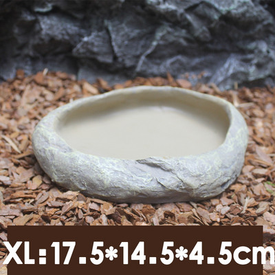 Τροφοδότης ερπυστριοφόρος κατοικίδιο ζώο Μπολ Λεκάνη Ρητίνη Μη τοξική τροφή Γλαστράκι με νερό Ερπετό Χελώνα Χελώνα Σκορπιός Σαύρα Καβούρια Κατοικίδια Προμήθειες