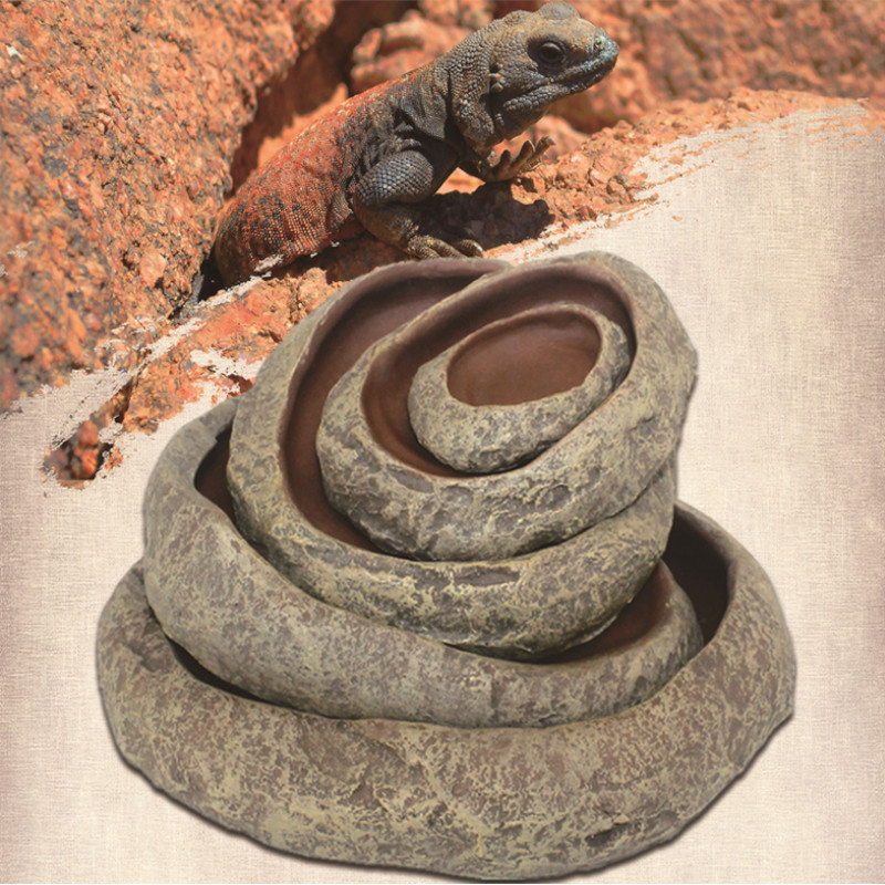 Τροφοδότης ερπυστριοφόρος κατοικίδιο ζώο Μπολ Λεκάνη Ρητίνη Μη τοξική τροφή Γλαστράκι με νερό Ερπετό Χελώνα Χελώνα Σκορπιός Σαύρα Καβούρια Κατοικίδια Προμήθειες