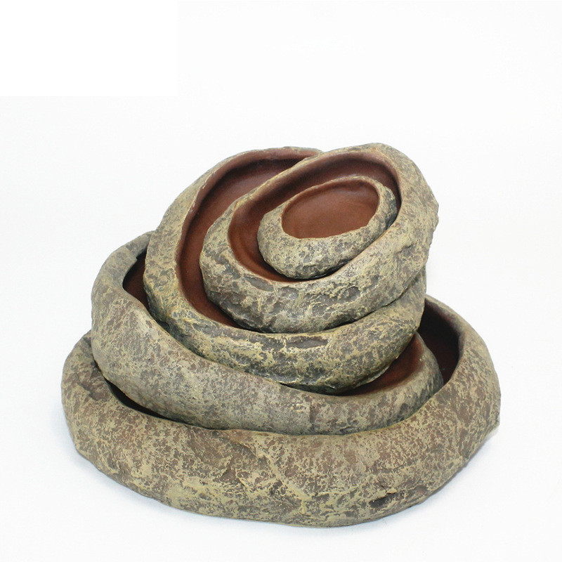 Τροφοδότης ερπυστριοφόρος κατοικίδιο ζώο Μπολ Λεκάνη Ρητίνη Μη τοξική τροφή Γλαστράκι με νερό Ερπετό Χελώνα Χελώνα Σκορπιός Σαύρα Καβούρια Κατοικίδια Προμήθειες